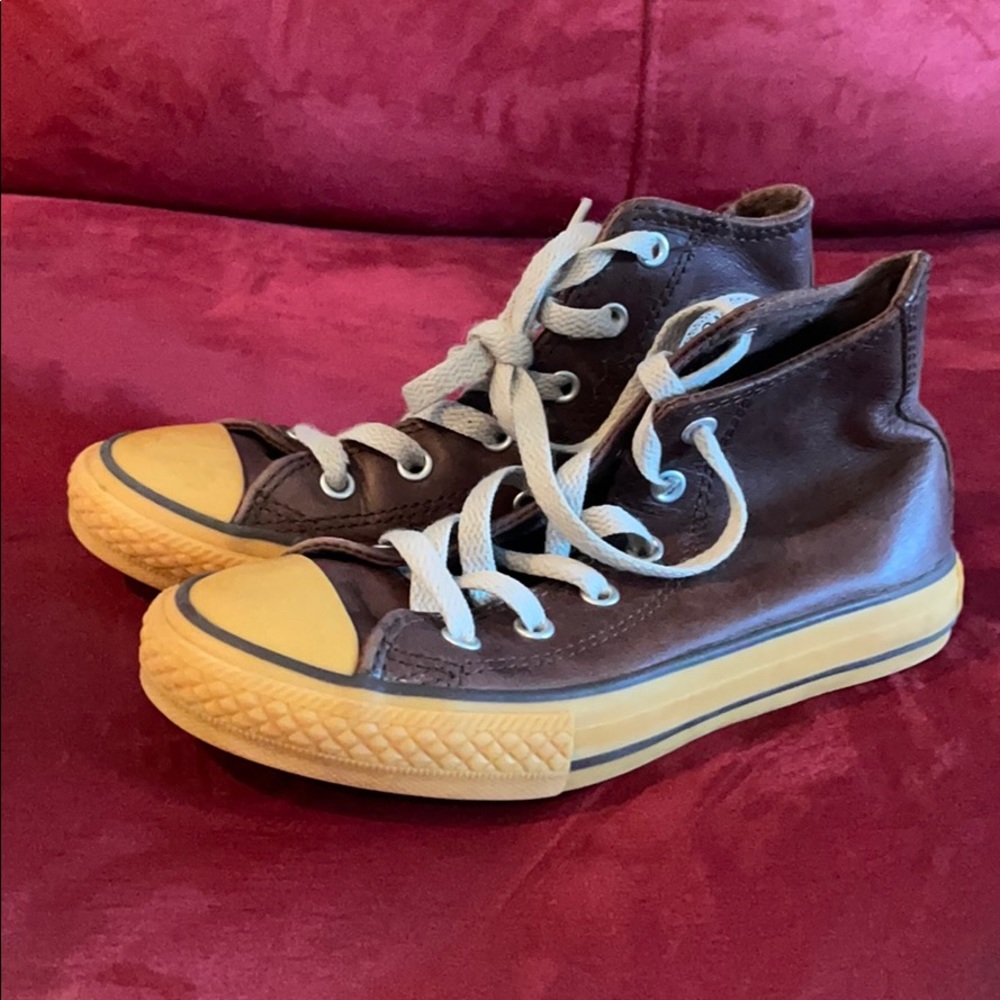 Leather chuck taylors